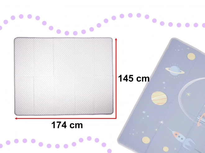 Faltbare Spielmatte Weltraum