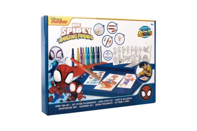 Maleset mit Spraystiften Spidey