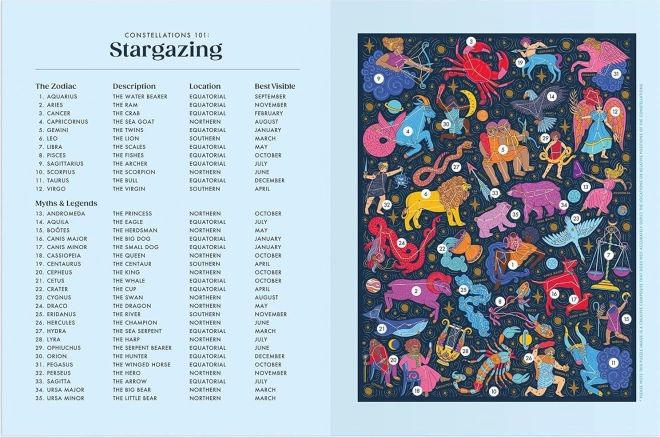 Galison Puzzle Sternzeichen 500 Teile