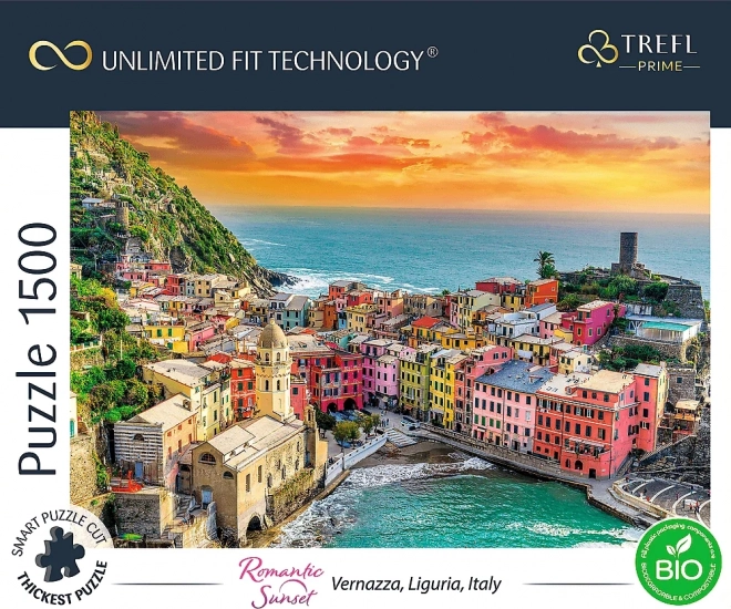 Romantischer Sonnenuntergang in Vernazza Puzzle 1500 Teile