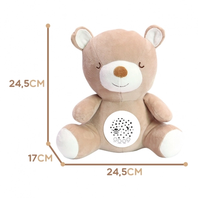 Woopie Baby beruhigender Plüschbär mit Projektor 2-in-1