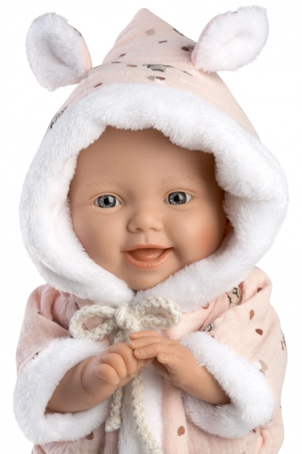 Realistische Babypuppe mit weichem Stoffkörper - Little Baby, 32 cm