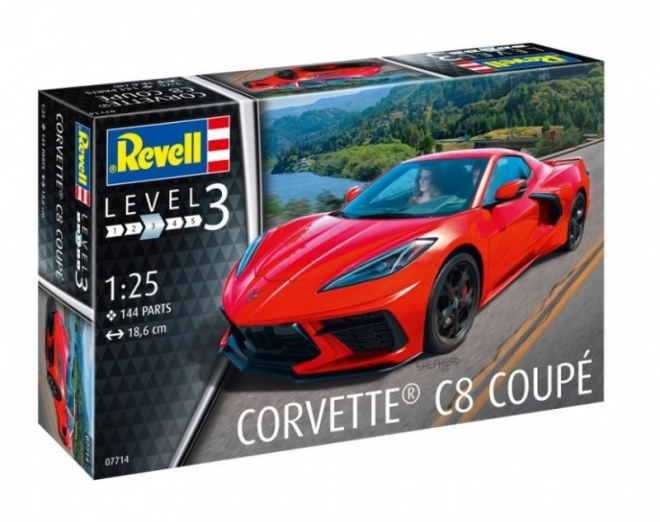 Modellauto Corvette C8 Coupé im Maßstab 1:25