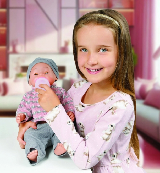 Interaktiver Baby-Puppe 43cm von Natalia Collection