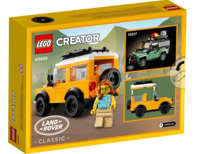 Klassischer Land Rover Defender Baukasten-Set