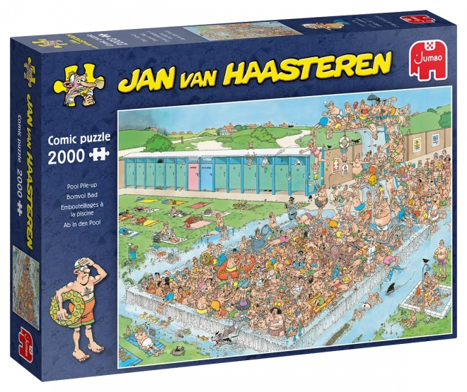 Jumbo Puzzle Chaos im Schwimmbad 2000 Teile