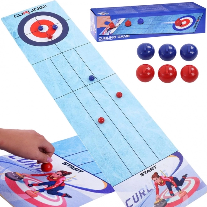 Geschicklichkeitsspiel Curling