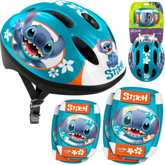 Disney STITCH Schutzset mit verstellbarem Helm und Schützern