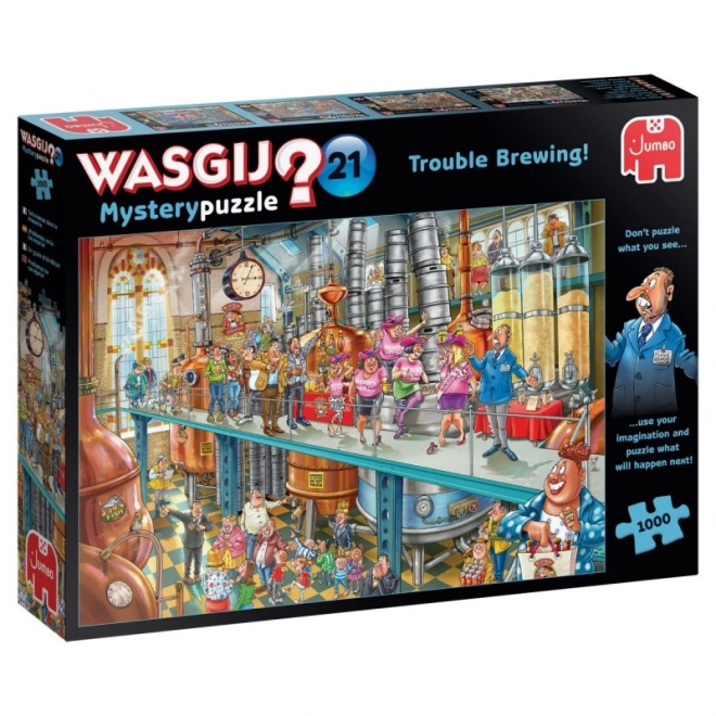 Wasgij Mystery 21 Puzzle: Ärger naht! 1000 Teile