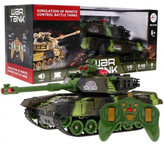 Ferngesteuerter Panzer für Kinder 3+ Grün