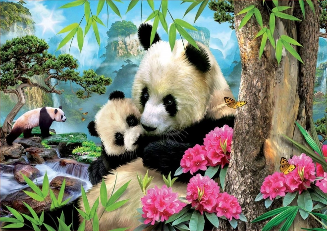 Educa Puzzle Panda mit Baby 1000 Teile