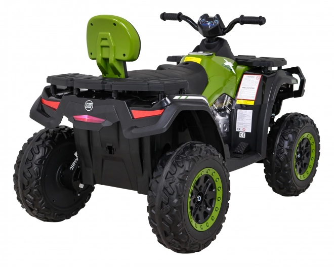 Kinder-Quad XT-Speed Grün + 4x4 + EVA + Langsamer Start + MP3 Radio + LED-Leuchte