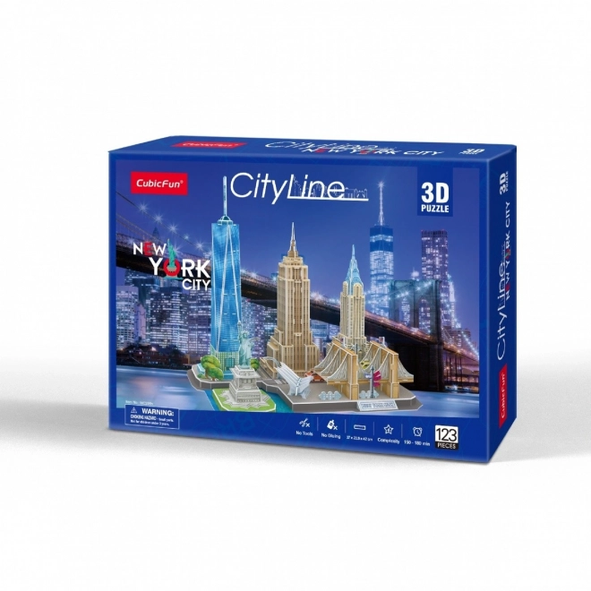 3D-Puzzle Stadtlinie New York