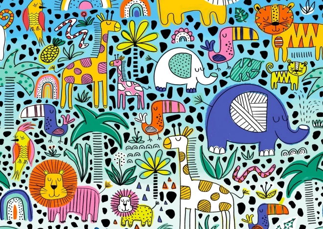 Doodle Safari Puzzle 1000 Teile