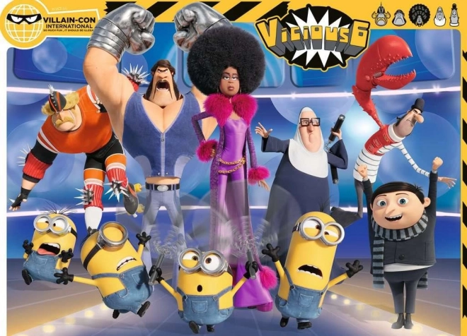 Ravensburger Puzzle Minions 2: Bösewicht kommt 4x100 Teile