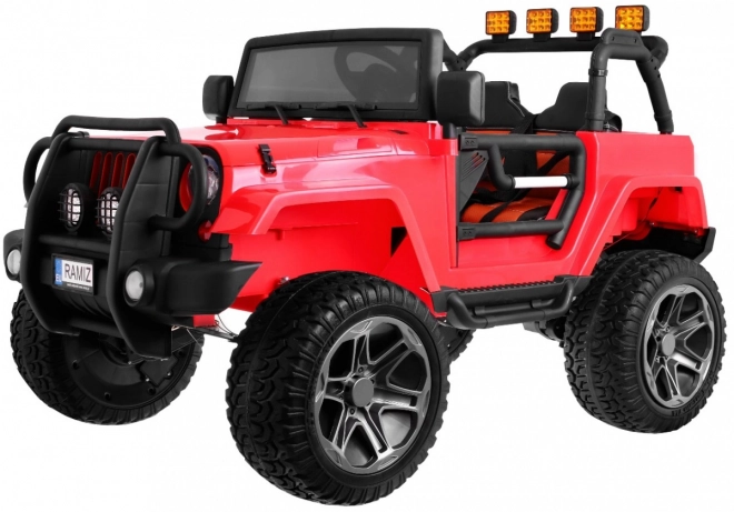 Monster Jeep 4x4 Rot