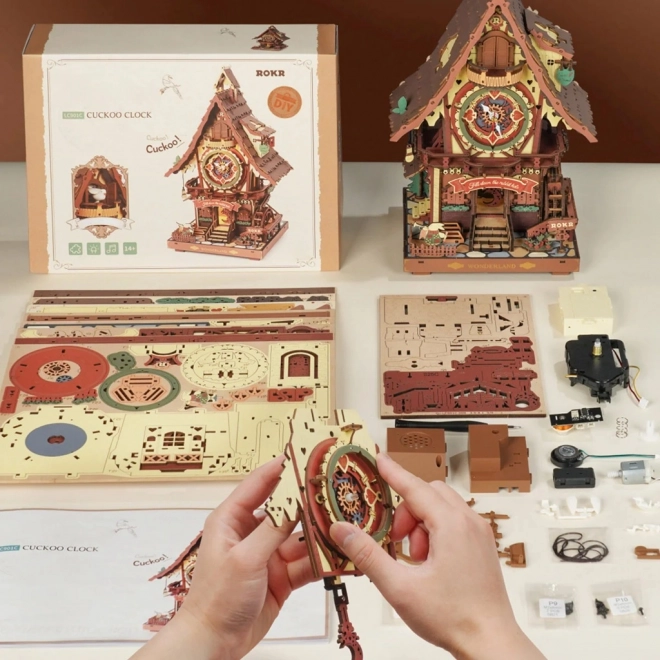 3D Mechanisches Puzzle Kuckucksuhr