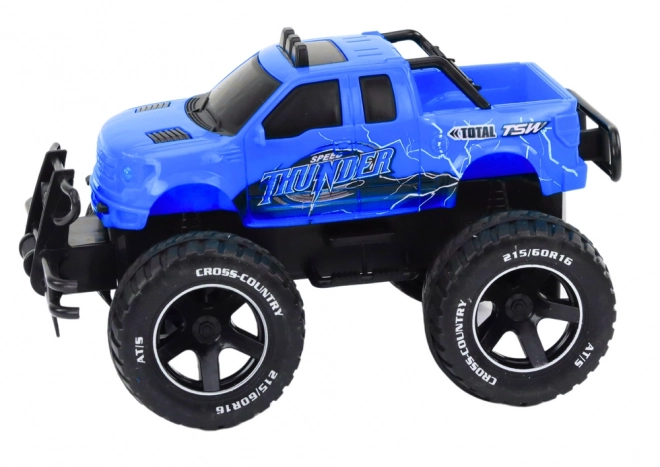 Fernbedienbares Offroad-Auto in Blau