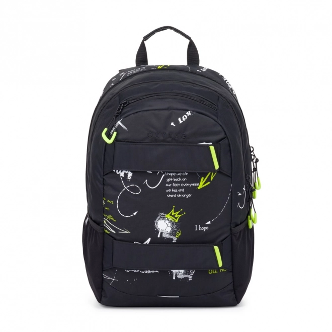 Schulrucksack mit Etui OXY Sport Graffiti