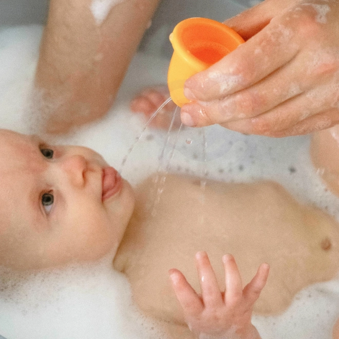 Badespielzeuge Set mit Becher, Ente & Seifenspender