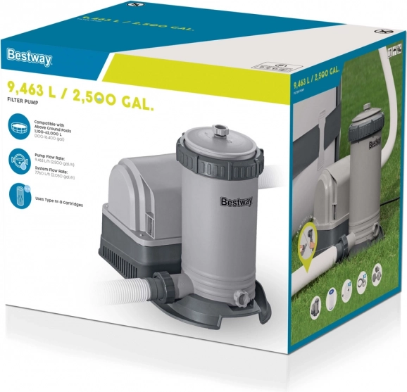 Filterpumpe für Pool 9463l/h Bestway
