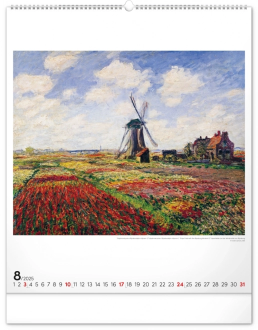 Wandkalender Claude Monet 2025