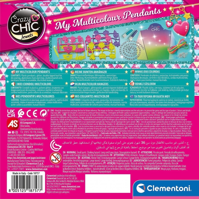 Clementoni Crazy Chic - Bunte Anhänger