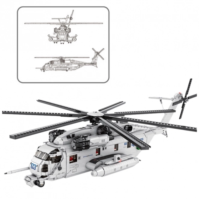 Konstruktionsbausteine Transporthubschrauber CH-53