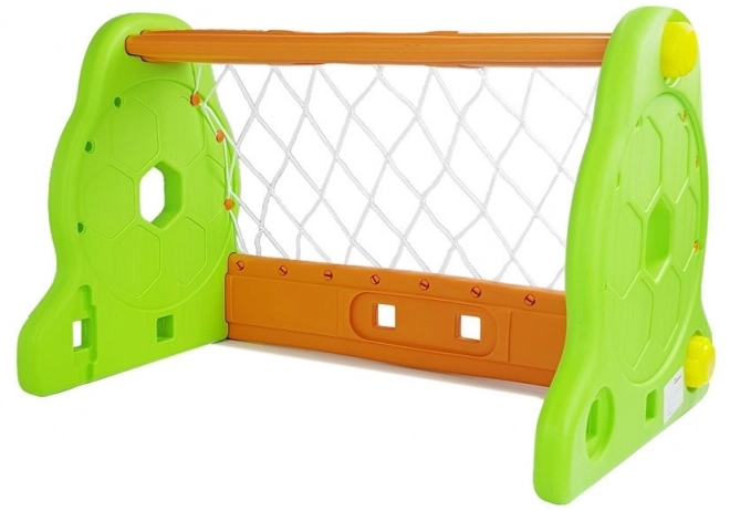 Fußballtor für Kinder - Grün-Orange