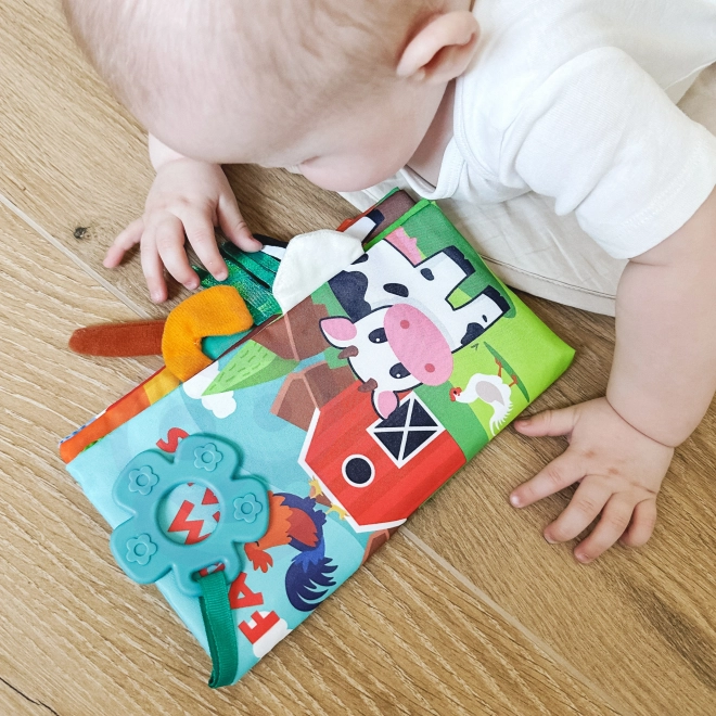Woopie Baby Stoffbuch mit Tierschwänzen