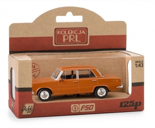 Modellauto Fiat 125p Braun