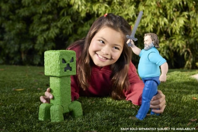 Filmfigur aus Minecraft groß