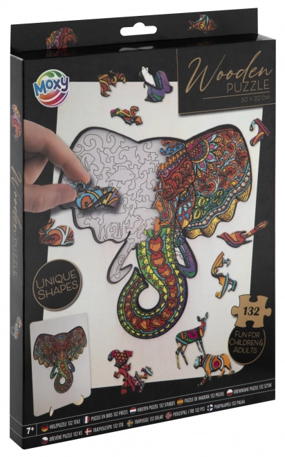 Moxy puzzle elefant 132 teile