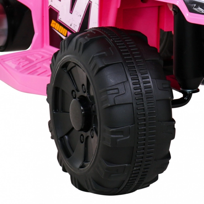 Elektrisches Kinderquad Storm Rosa mit MP3, USB und LED