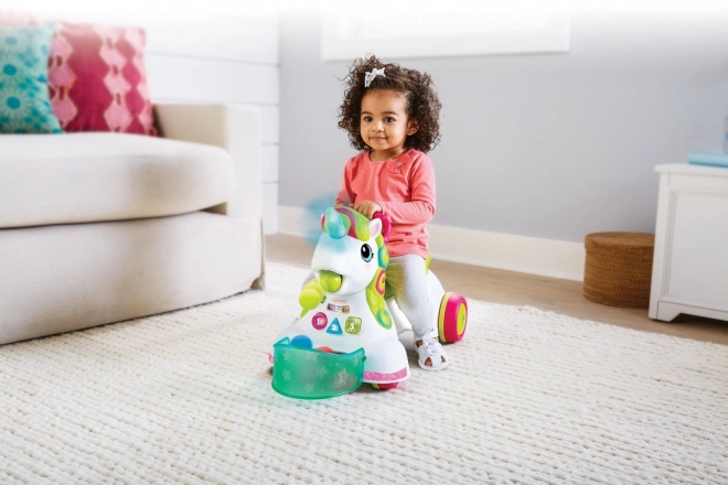 3-in-1 Schiebe- und Fahrspielzeug Einhorn