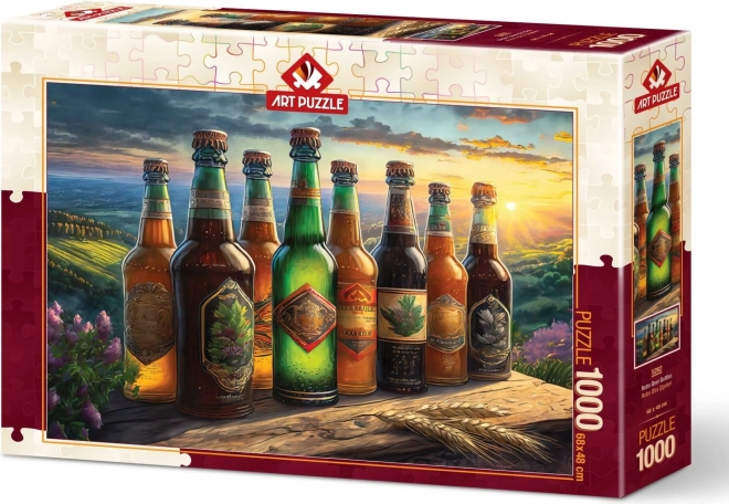 Puzzle Retro Bierflaschen 1000 Teile
