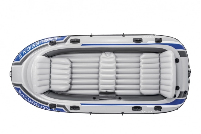 Aufblasbares Boot für 5 Personen Excursion 5 mit Rudern und Pumpe