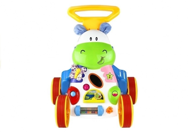 Interaktiver Kinderlauflernwagen Hippo mit Spiegel