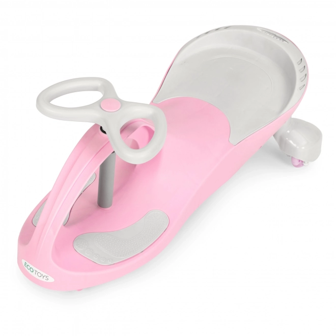 Wiggle Auto mit LED-Rädern in Rosa von ECOTOYS