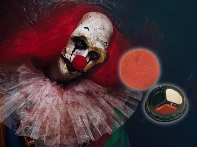 Clown Make-up Set für Halloween und Cosplay