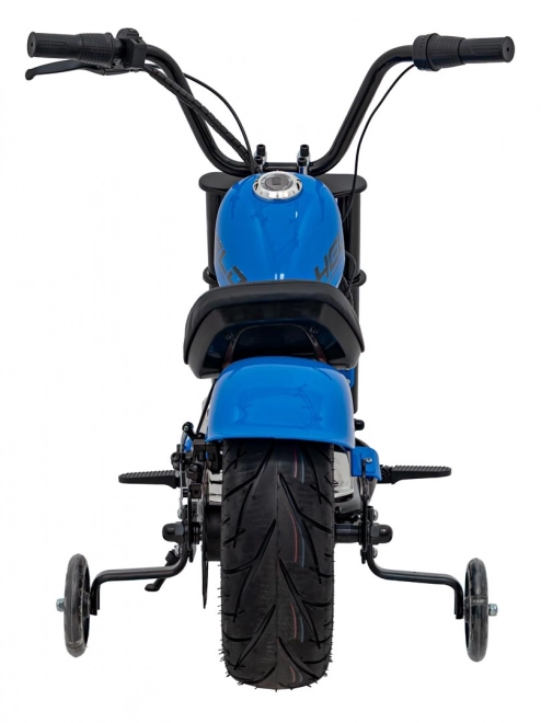 Motorrad Chopper Warrior Blau