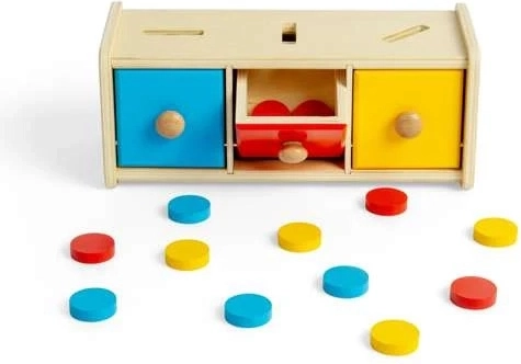 Bigjigs Toys Sortierbox nach Farben