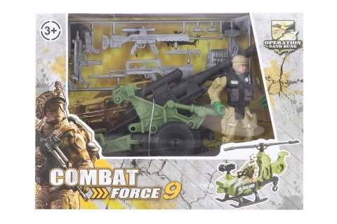 Militärset mit Kanone
