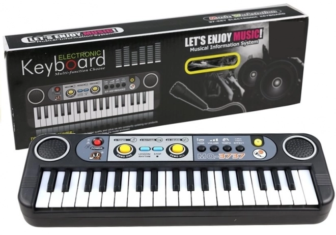 Elektronische Tastatur mit Mikrofon, 37 Tasten