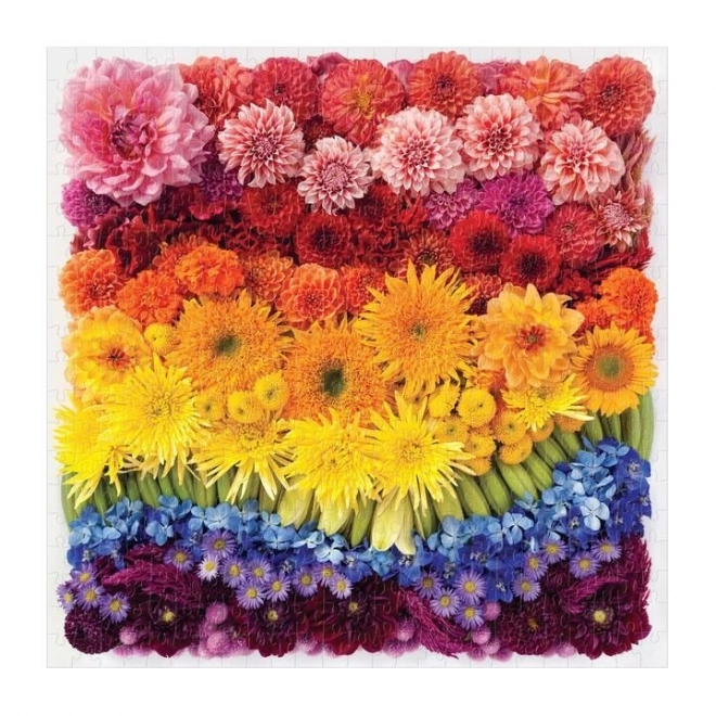 Galison Puzzle Regenbogenblumen 500 Teile