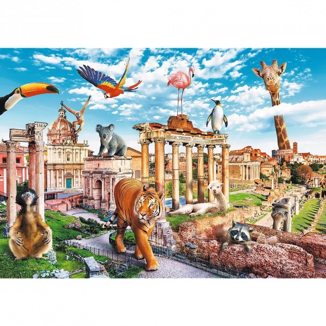 Puzzle 1000 Teile - ART COLLECTION - Wildes Rom