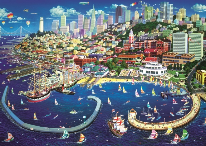 Puzzle 2000 Teile - San Francisco Bucht