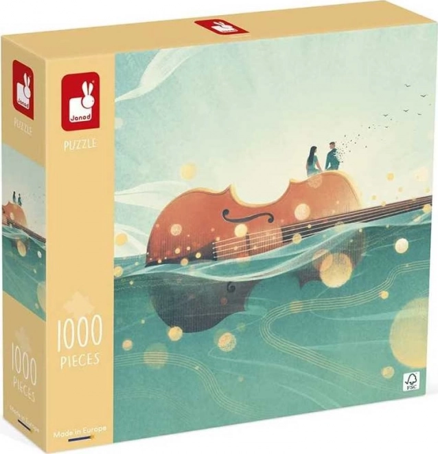 Janod Puzzle Schwebende Violine 1000 Teile