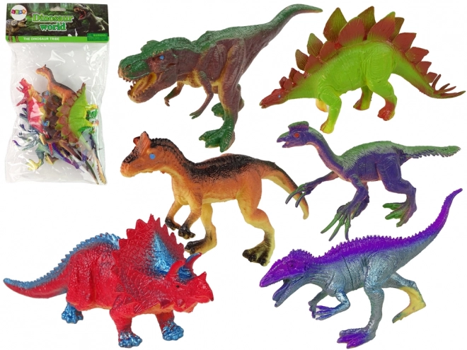 Bunte Dinosaurier Spielfiguren Set