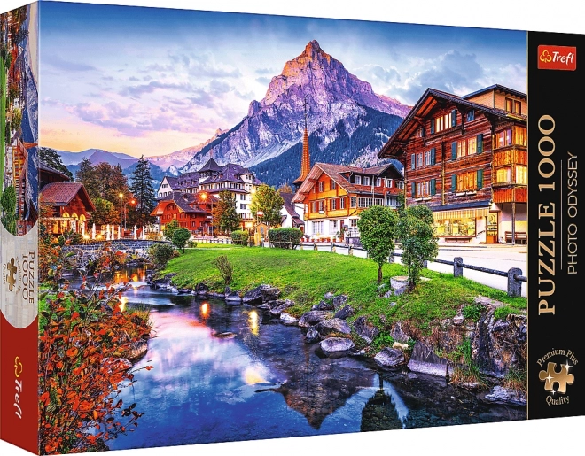 Premium Plus Quality Puzzle 1000 Teile Alpenstadt Schweiz
